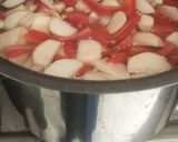 A picture of step 1 of Carrots Cauliflower,turnip Pickle.