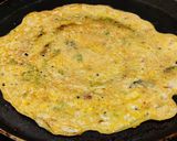 A picture of step 4 of Adai dosa.