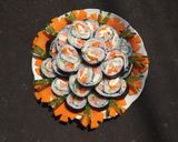 Hình bước làm 5 của món Kimbap Hàn Quốc