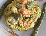 Foto del paso 4 de la receta: Falso arroz de coliflor con verduritas rehogadas