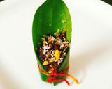 A picture of step 2 of Paan bites.