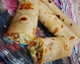 A picture of step 11 of Chicken tikka mayyo roll(homemade paratha) 😍.