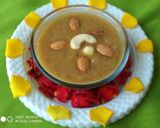 A picture of step 1 of Moong Dal Payasam.