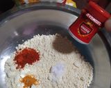 A picture of step 1 of Dahi Phulki.