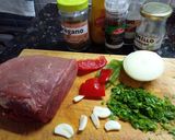 Foto del paso 2 de la receta: Carne rellena de vegetales y algo más 😉