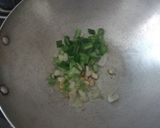 A picture of step 8 of Gobi Manchurian.