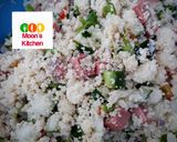 A picture of step 6 of Couscous confetti.