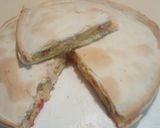 Foto del paso 7 de la receta: Tarta de choclo, jamón y queso