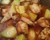 A picture of step 2 of Chicken Dum biryani.