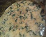 A picture of step 6 of Olive Garden's Zuppa Toscana.