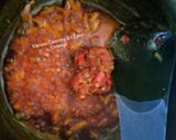 A picture of step 2 of Fresh okro soup.