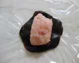 A picture of step 5 of Fragrant Sakura Blossom Ohagi (Sweet Rice Cakes Covered with Anko Bean Paste).