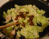 Salmon&Cabbage Stir-Fry Miso Sauce recipe step 4 photo