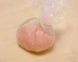 A picture of step 8 of Peach Nerikiri (Sweet Bean Paste Confections) - Easy Wagashi to Make for Dolls' Festival.