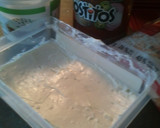 A picture of step 1 of Layered Tostito Dip.