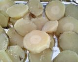 A picture of step 3 of sandra's mother in law potato's.