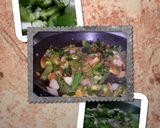 A picture of step 4 of Chilly Prawns.. an exotic delight.