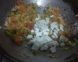 A picture of step 3 of Veg paneer mayo rolls.