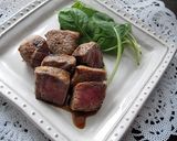 A picture of step 2 of Shio-Koji Diced Steak Served with Ponzu.
