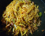 A picture of step 5 of Easy Napolitan Spaghetti.