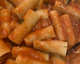 Foto del paso 4 de la receta: Rigatoni con berenjena frita y mozzarella