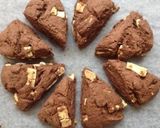 A picture of step 10 of Cocoa and Chocolate Scones with Pancake Mix.