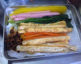 A picture of step 4 of 3 Different Kimbaps (Korean Seaweed Rolls).