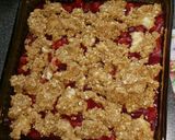 A picture of step 6 of Cherry Cobbler.