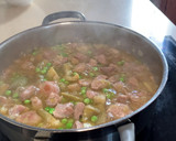 Foto del paso 8 de la receta: Pavo guisado con alcachofas y guisantes