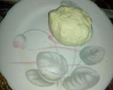 A picture of step 1 of Milk powder gulab jamun.