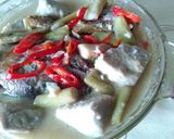 Foto langkah ke 6 dari resep Hampap keladi(talas)kepala tenggiri (khas Kalimantan).