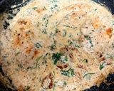 A picture of step 6 of Creamy Garlic Tuscan Chicken 😁.
