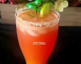 A picture of step 3 of Orange Watermelon Sunrise Mocktail.