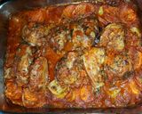 Foto del paso 6 de la receta: Ratatuoille de pollo con papa