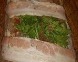 A picture of step 7 of Santiago's Amazing Bacon Chicken.