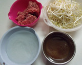A picture of step 1 of Easy Spring Rolls with Bean Sprouts and Cellophane Noodles - Not Deep Fried.