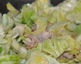 A picture of step 4 of Cabbage and Pork Stir Fry with Ume Soy Sauce.