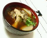 A picture of step 2 of Turnip and Maitake Miso Soup.