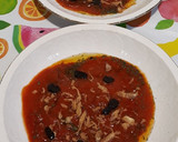 Foto del paso 4 de la receta: Patatas rellenas a los 3 quesos, setas y salsa tomate & trufas