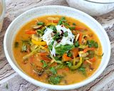 A picture of step 9 of Sikkimese Vegetable Vermicelli Thukpa.