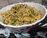 A picture of step 5 of Chatpata Macroni.
