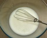 A picture of step 1 of Creamy and Rich Matcha Pudding.