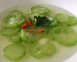 Foto langkah ke 3 dari resep Sayur Bening Gambas/Oyong.