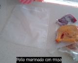 Foto del paso 1 de la receta: Pollo marinado con miso