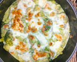 Foto del paso 8 de la receta: Crucíferas al vapor con bechamel verde de calabacín