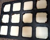 A picture of step 3 of Ladybirds Mini Baked Cheese Cakes.