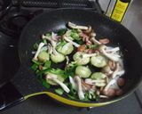 A picture of step 3 of My Daughter's Favorite Veggie-Filled Napolitan Spaghetti.