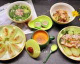 Hình bước làm 7 của món Mâm cơm nhiều màu xanh