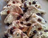 A picture of step 1 of Vickys Hot Cross Bread & Butter Pudding, GF DF EF SF NF.