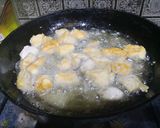 A picture of step 1 of Chicken menchurian.